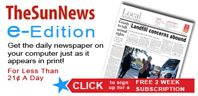 Subscribe to The Sun News' E-Edition - Read the print edition of Sun News on your computer every day!